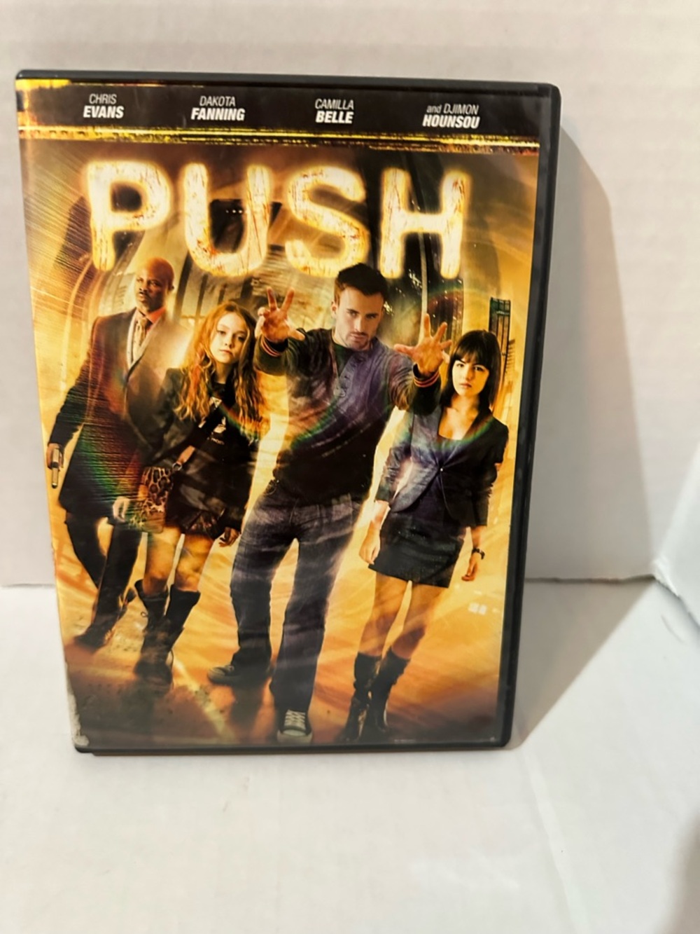 Push (DVD) - Yellow/Gold Movie Disc